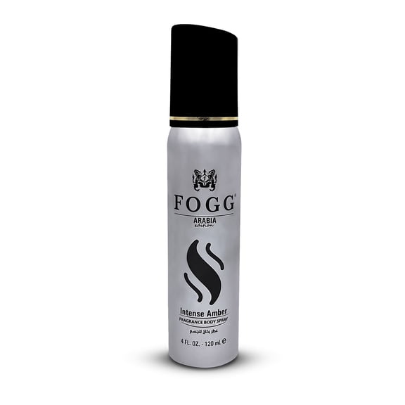 Fogg Intense Amber, Body Spray for Men, 5 oz