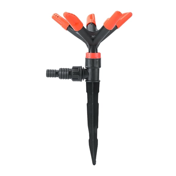 Fogging Pipes Automatic 360° Rotating Garden Water Sprinkler Irrigation System for Yards Flower Beds Vegetable Watering with Adjustable Nozzle and Wide Coverage