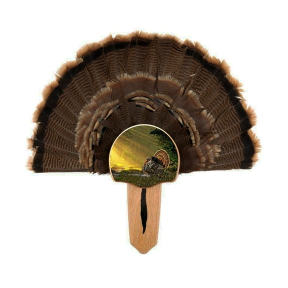 Foggy Bottom Turkey Mount Kit Solid Oak with Sunrise Call Color Image