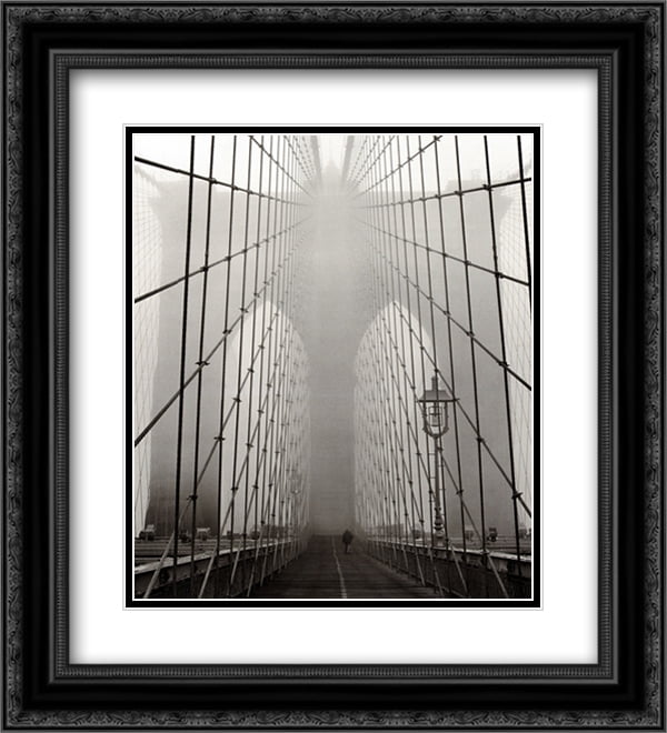 White Brooklyn Bridge/アンリ シルバーマン/ポスター ARTIST