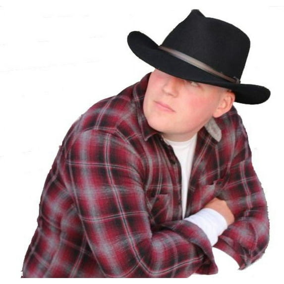 Foggy Mountain Brimmer Hat (Medium, Black)