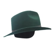 Foggy Mountain Maine Ear Flapper Hat, Wool Crusher with Ear Flaps, Comfortable and Stylish Headwear [Green] [X-Large]