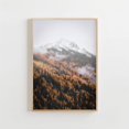 thumbnail image 1 of Foggy Mountain Print, Fall Forest Photography, Mountain Landscape Poster, Nordic Room Decor, Wall Art, Modern Wall Decor, 24x36 UNFRAMED, 1 of 2