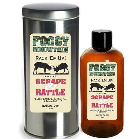 Foggy Mountain Scrape and Rattle Buck Lure - 8 oz Bottle