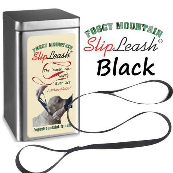 Foggy Mountain SlipLeash - Black (6 Ft.)