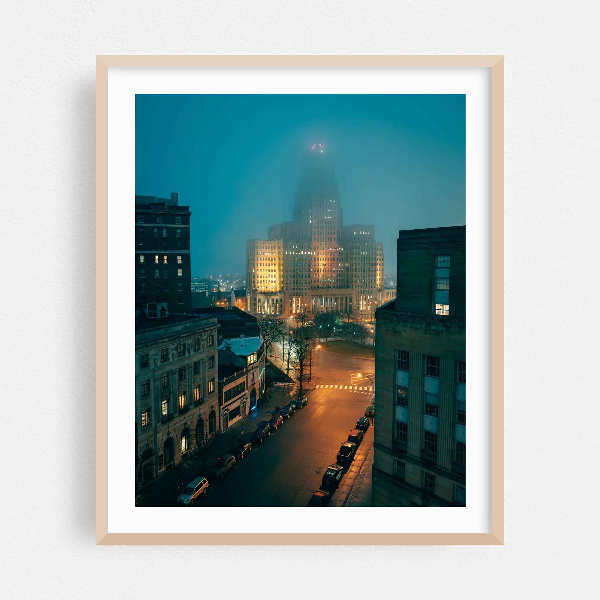 Foggy Night at City Hall, Buffalo - Buffalo New York Photography ...