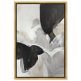 thumbnail image 1 of Foggy Rise Masculine Abstract Man Cave Canvas Wall Art by Notoriart, Gold Floater Frame, 20"x30", 1 of 7