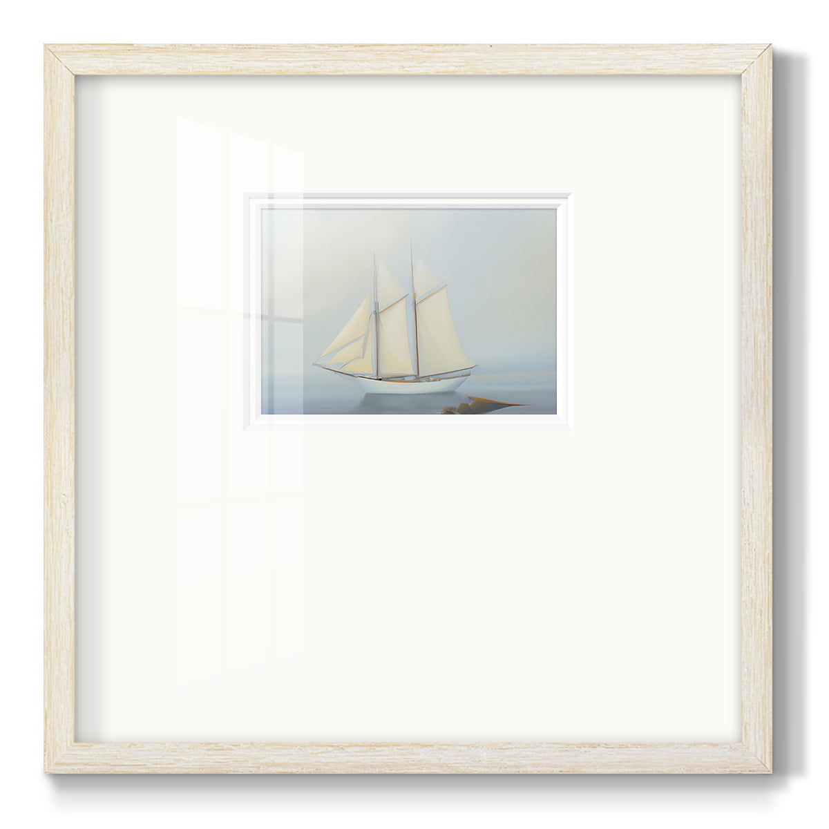 Foggy Sail IIPremium Framed Print