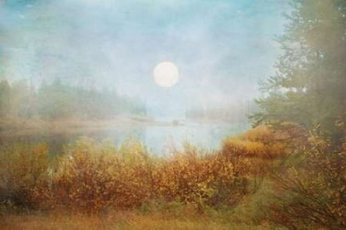 Foggy Sunrise Canvas Art - Ramona Murdock (12 x 18)