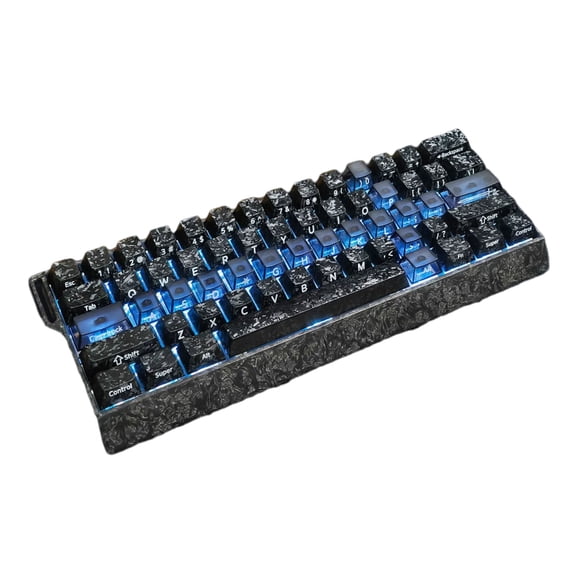 Foggy Transparency 19-Key Keycaps Set Anti Wear For Mechanical Keyboards Gaming