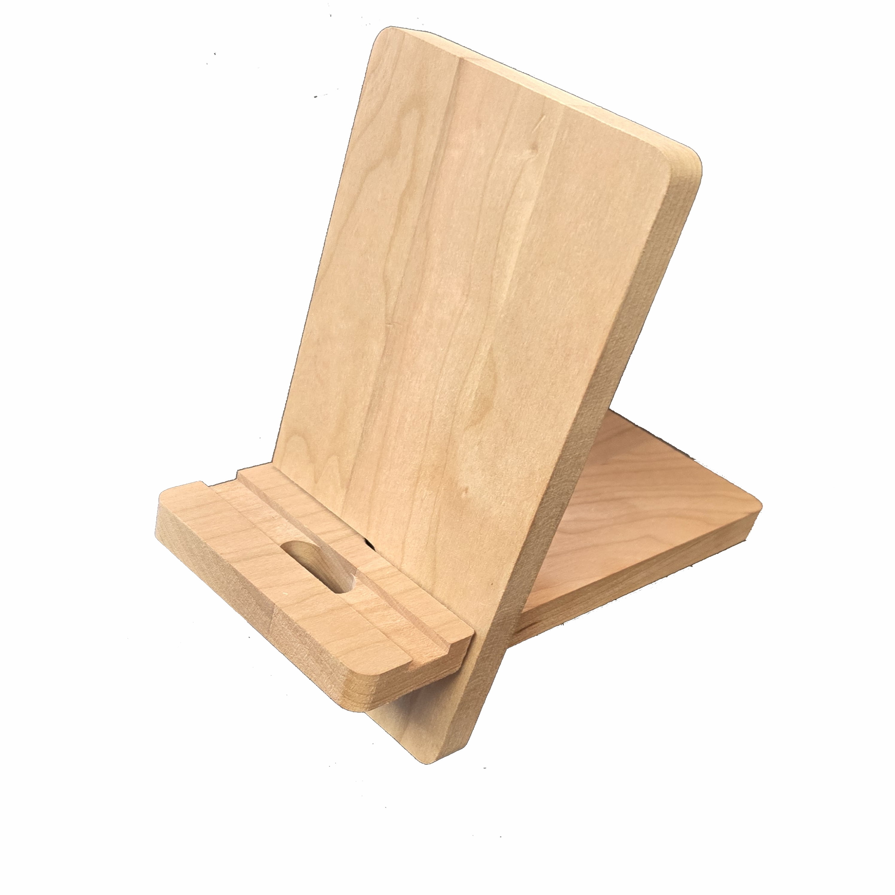 Foggy bottom Woodworks LLC Cherry Phone Stand for Facetime and Watching ...