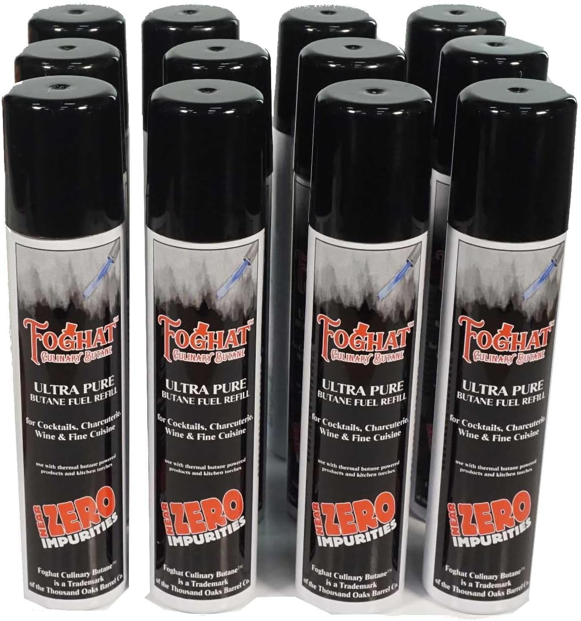 Foghat Culinary Butane Fuel Refill (Case pack 12 x 60ml) - Torch ...