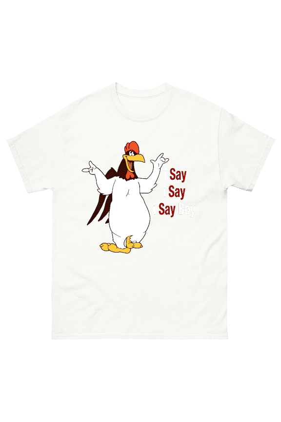 Foghorn Leghorn Retro Cartoon Rooster Animation Fun Unisex T-Shirt V1130263, up to size 5XL