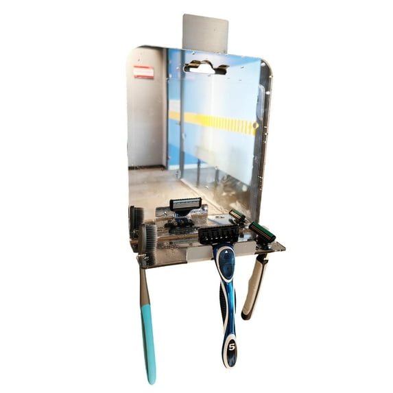 Fogless Shower Mirror with Razors Holder Anti Fog Shower Mirror Shaving Mirror Bathroom Shower Mirror for Women Men