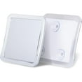 thumbnail image 1 of Mirrorvana Small Travel Shower Mirror - Fogless Shower Shaving Mirror with Triple Suction Cups, Anti-Fog & Shatterproof Stick On Shave Mirror for Bathroom and Travel - 5.3" x 5.3", 1 of 7
