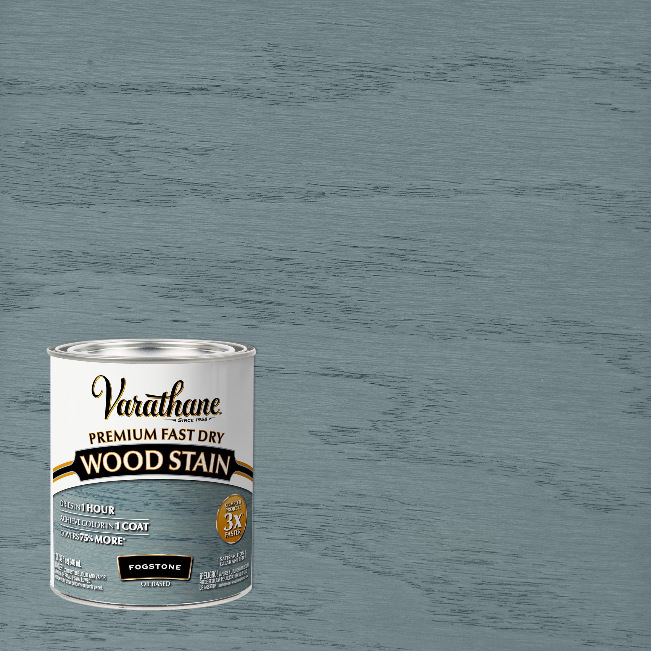 Fogstone, Varathane Premium Fast Dry Wood Stain370720, Quart, 2 Pack