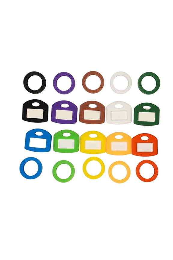 80PCS Colorful Silicone Key Covers Set Key Sleeves Silicone Key Caps for Easy Key Identification and Organization