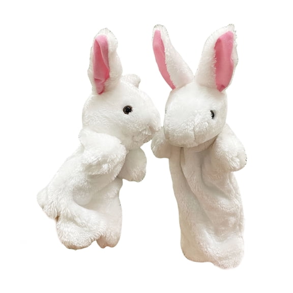 Fogun Animal Hand Puppet Bunnies Hand Puppets Stuffed Animals Plush Toy Interactive Hand Puppets Storytelling Playful Learning