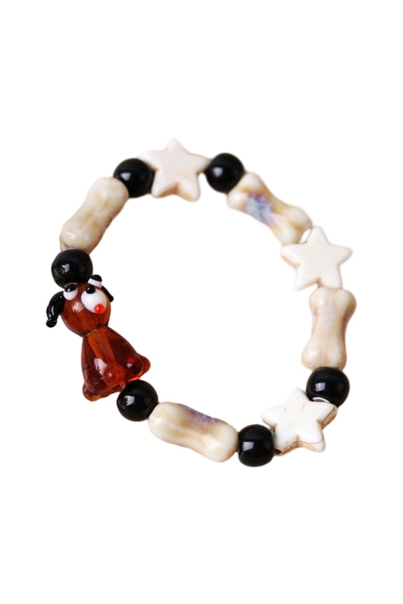 Beaded Dog Bracelets Female Luxury Exquisite High-grade Girlfriends Couple Adjustable Fashion Jewelry