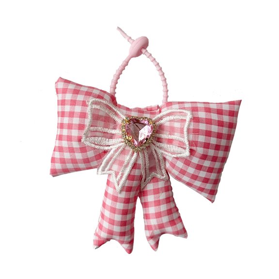 Fogun Bowknot Pendant Stylish Phone Charm Key Chain Bag Decoration Keychain Accessory for Women and Girls