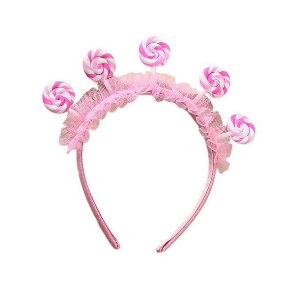 Fogun Children Candy Hairband Sweet Cosplay Party Candy Headband Princess Hair Hoop for Role Play Birthday Photo Props