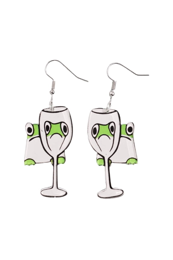 Delicate Duck Shaped Enlarged Animal Earrings For Eye Catching Fashion Statements Suitable for Various Occasion
