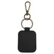 Fogun Elegant Leather Rings Holder Keychain Practical Leather Keychain with Pouches Essential Accessory for Active Lifestyles