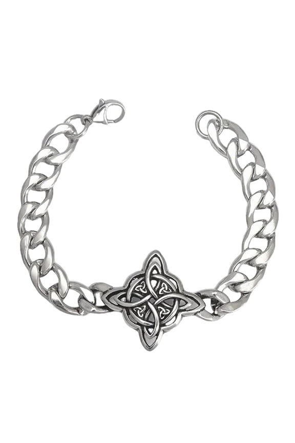 Fashion Vintage Witch Knot Chain Bracelet Unique Witch Knot Bracelet in Long Lasting Stainless Steel for Fashion Lovers