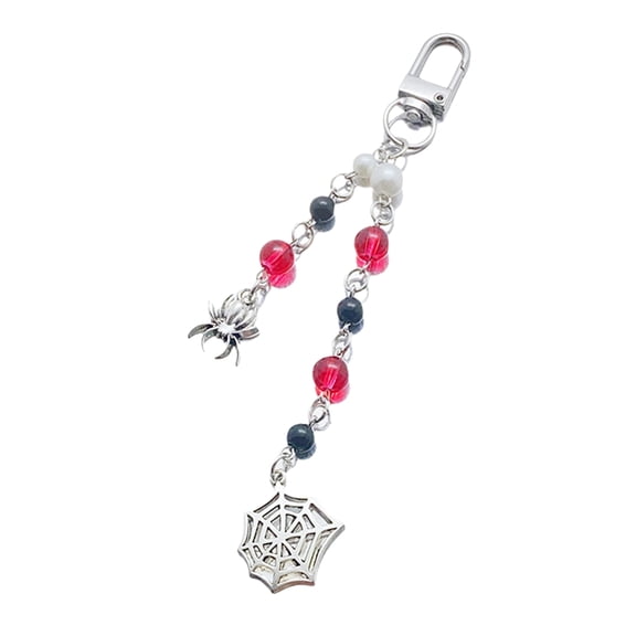 Fogun Fashionable Beaded Keychain Charm With Pendant Bag Keychain Keyring Elegant Women's Fashion Accessory