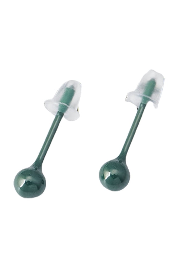 Fashionable Round Flexible Bioplast Bioceramics Elegant Designs Ear Nose Studs Nickel Piercing Retainers Daily Use