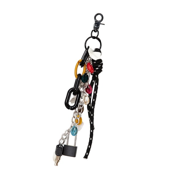 Fogun Fashionable Sturdy Nylon Rope Fashion Bag Charm and Keychain Versatile Key Holder Accessory for Men and Women Daily Use