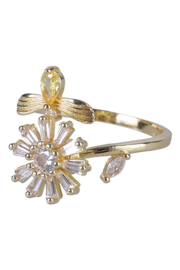 Flower Women Stress Relief Rings