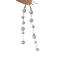 thumbnail image 1 of Fogun Handmade Crystal Studs Earrings Featuring Long Tassels Casual Daily Earrings Alloy Texture for Gifting Occasions, 1 of 2