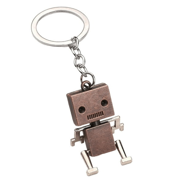 Fogun Metal Robot Keychains Adornment Fun And Unique Keyrings Accessories With Flexible Joints Suitable For Techs Enthusiasts