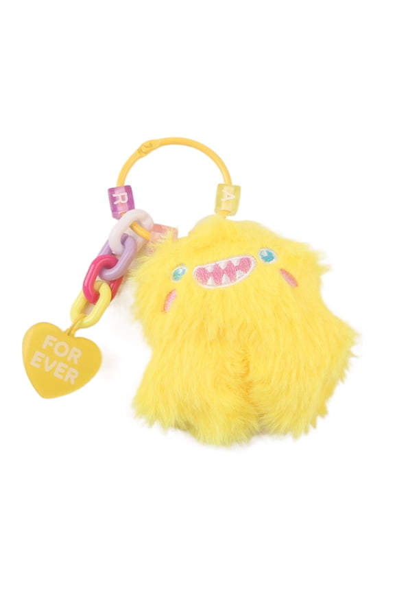 Monsters Plush Keychain Uniqu Stuffed Doll Keyring for Kid Adult Keyring Decoration Green Monsters Pendant Keychain