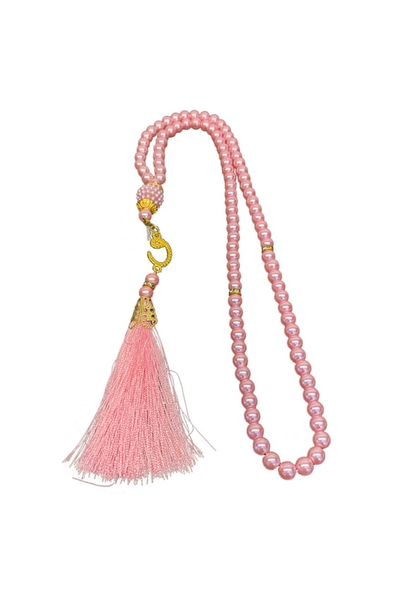 Muslims Rosary Beads 99-beads Beads Bracelet Jewelry Imitation Pearl Tassels Meditation Bracelet