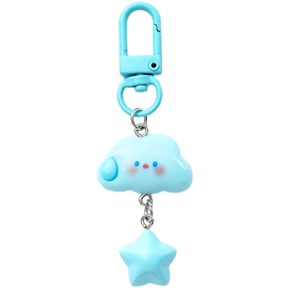 Fogun Playful Cloud Keychain for a Whimsical Twist Soft and Sturdy Rings Ornament Hilarious Cloud Chain Accessories