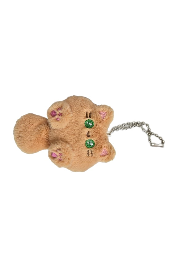 Plush Cat Keychain Cartoon Animal Pendant Keyring Fashionable Stuffed Doll Key Rings Jewelry for Backpacks and Phones