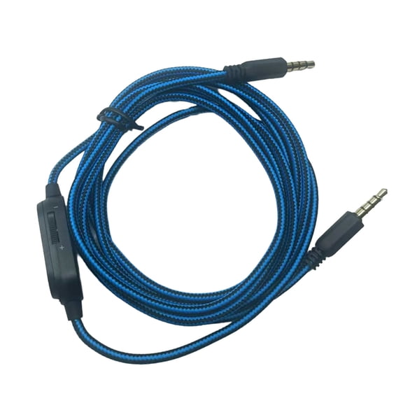 Fogun Quality Gaming Headsets Audios Cable with Builts In Volumes Controls for AW720H/AW310H/AW510H/988 Headphone Cord