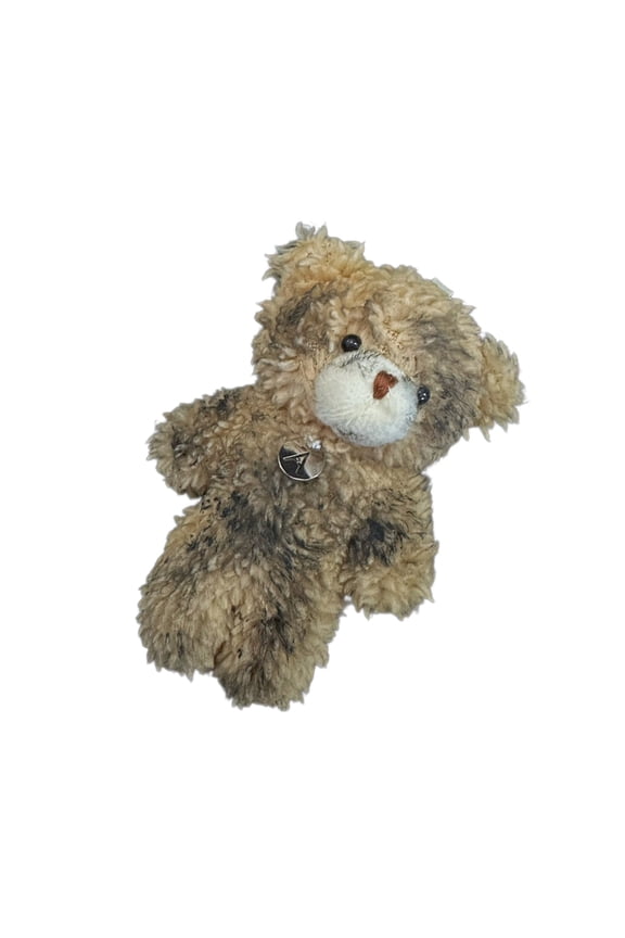 Dirty Bear Pendant Keychain Plush Animal Charm Keyring Backpack Ornament Fashionable Accessory for Bags and Keys