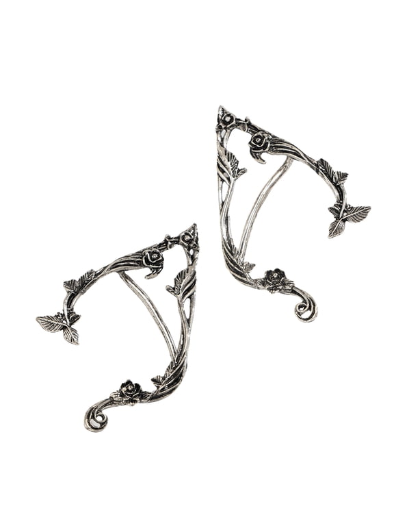 Stylish Ear Cuff Gothic Elves Earring Ear Clip Ear Jewelry Alloy Texture Ear Accessories Suitable for Everyday Wear