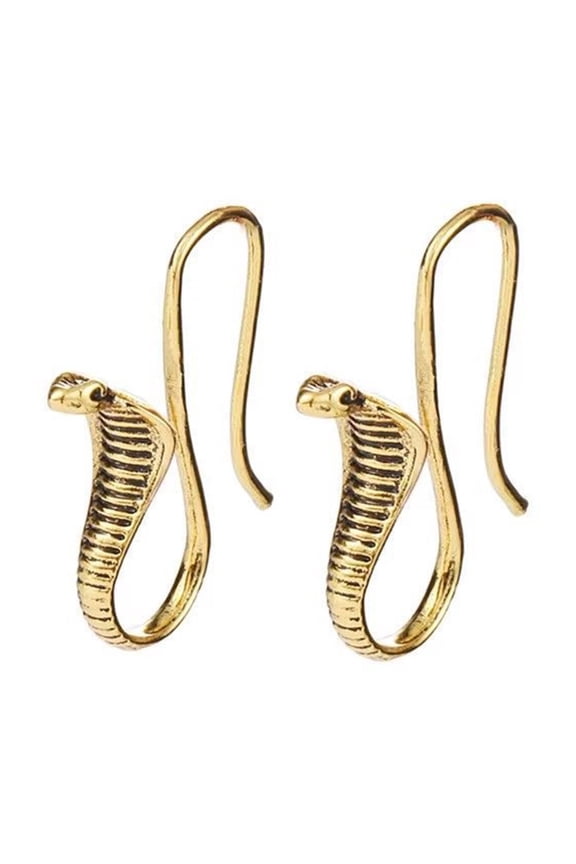 Stylish Snake Earrings Unisex Punk Earrings Fashionable Ear Jewelry Alloy Texture Suitable for Multifuntional Styling