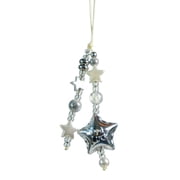 Fogun Sweet Cool Star Beaded Keychain Phone Charm Car Keyring Purse Bag Pendant Decorations Earphone Chain for Women Girls