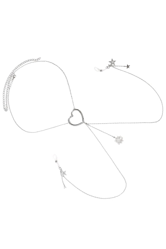 Unique Body Chain Necklace Nipple Chain Chest Chain Jewelry Alloy Texture Suitable for Parties and Fashion Event Wear