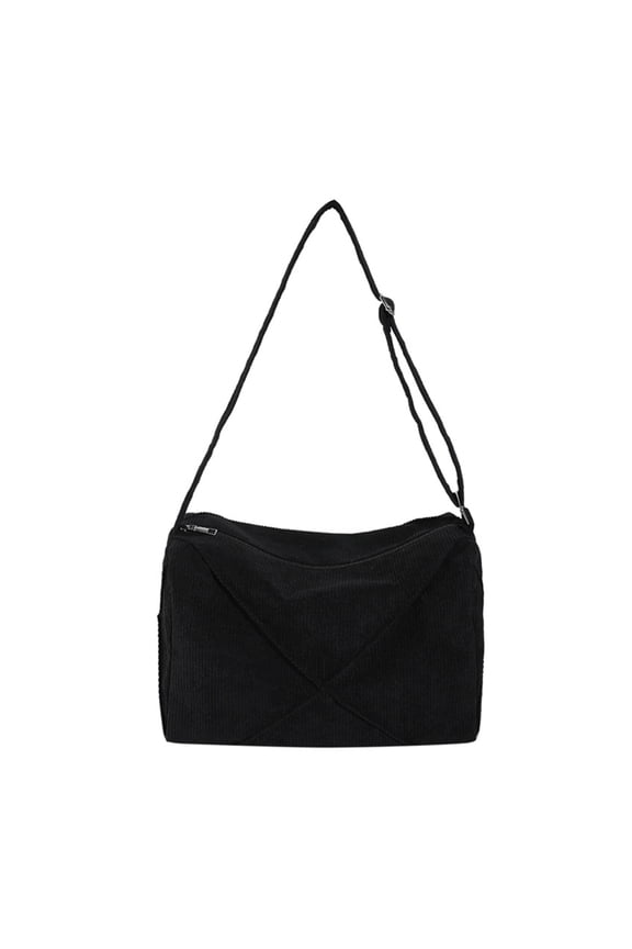 Unisex Corduroy Sling Bag Stylish Shoulder Crossbody Bags Suitable for Daily Activities Travel and Shopping