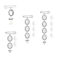 thumbnail image 1 of Fogun Wedding Bouquet Photo Charm Pin Brooch Making Lacy Frame Wedding Charm Oval Glass Cabochons Picture Frame Pin, 1 of 2
