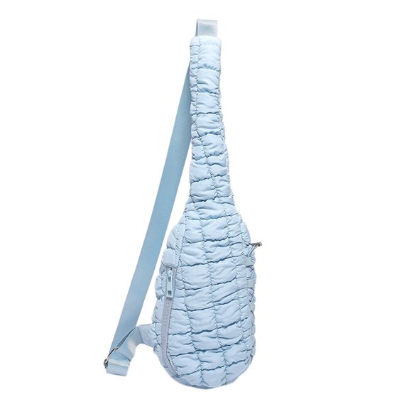 Unique Shoulder Bag Nylon Crossbody Pouches with Adjustable Strap Chest Purse Satchel for Travel and Daily Use