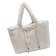 thumbnail image 1 of Plush Bag For Women Soft Furry Winter Shoulder Bag Large Capacity Handbag Warm Fashion Accessory Underarm Bags, 1 of 2
