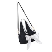 Women Bag Large Capacity Shoulder Bag Korean Styles Crossbody Bag Bows Top Handle Bag Fashion Handbag for Daily Travel