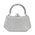 thumbnail image 1 of Elegant Shoulder Bag For Women Luxurious Evening Purse Crossbody Bags With Chain Strap for Party Wedding, 1 of 2
